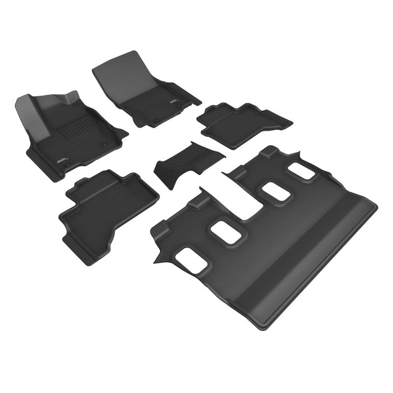 Lexus GX Floor Mat Set - 3D MAXpider - Kagu - Black - `24-`25 Lexus GX Floor Mat Set - 3D MAXpider - Kagu - Black - `24-`25